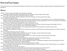 Tablet Screenshot of powered-up-games.com